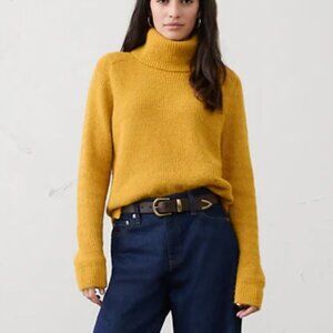 Banana Republic Turtleneck Sweater XS Chai Tea